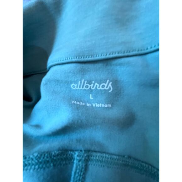 Allbirds Top Wmns Large Quarter Zip Pullover Sweatshirt Mid Layer Run Green NEW - Picture 3 of 12